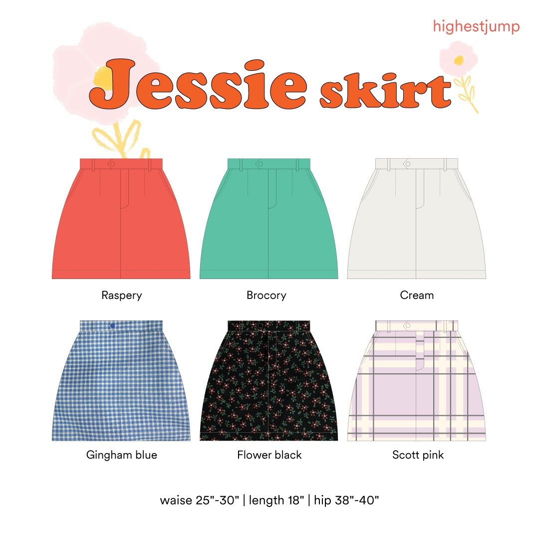 Highestjump Jessie 裙款 (共 6 色) - 洋装/连衣裙 - 棉 粉红色