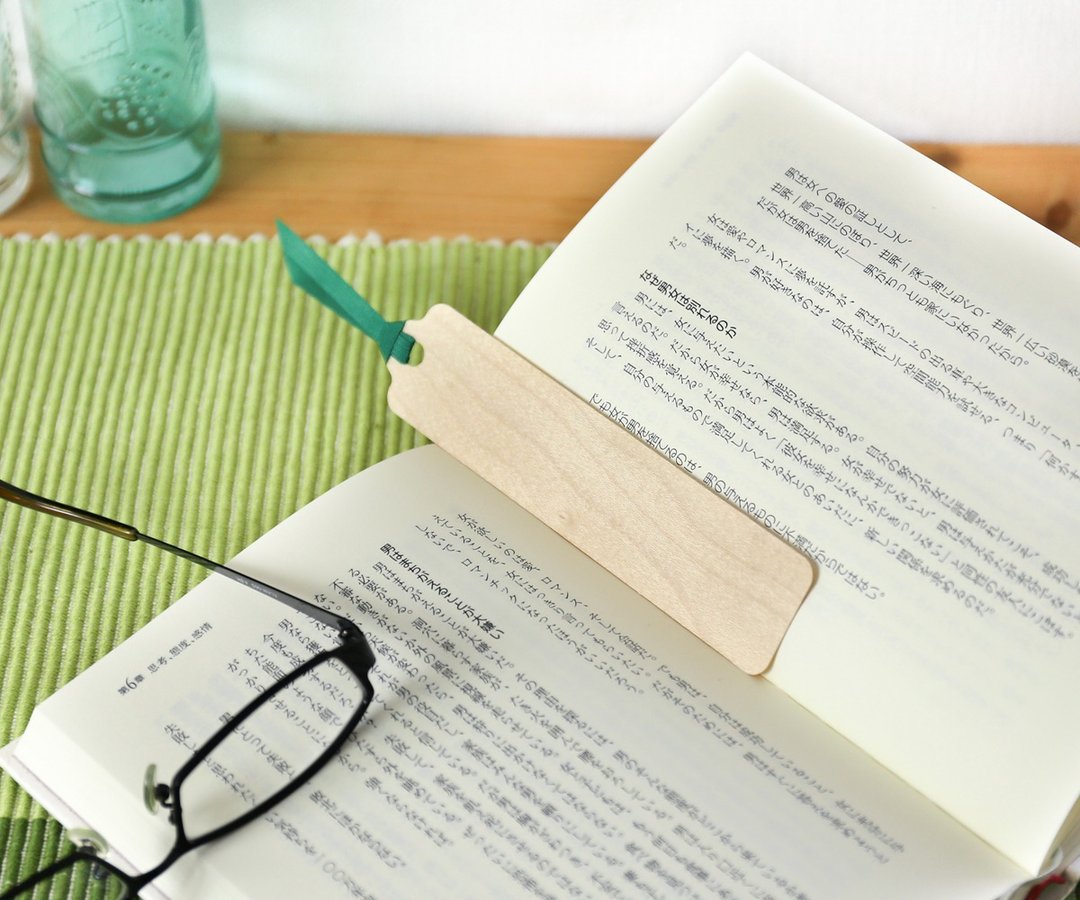 旭川工艺 SASAKI工艺 木制书签 3入组 - 书签 - 木头 