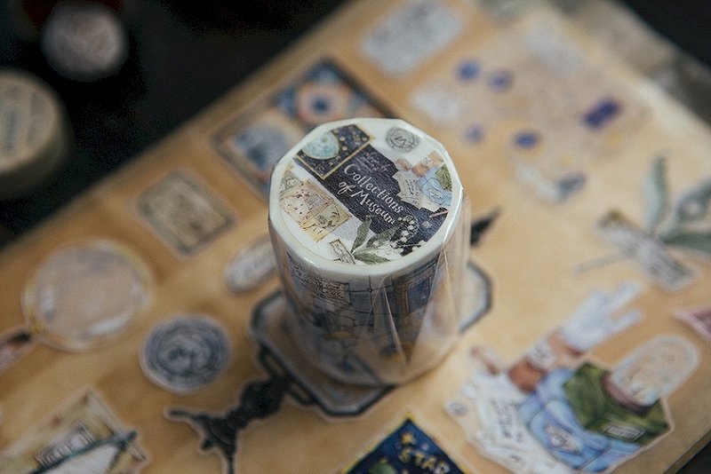 博物馆藏 纸胶带 - OURS旅者博物室系列 - 纸胶带 - 纸 多色