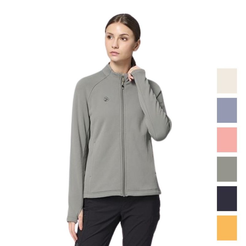 【Wildland 荒野】stretch轻量超暖中层外套 女 0B32609 - 女装休闲/机能外套 - 聚酯纤维 绿色