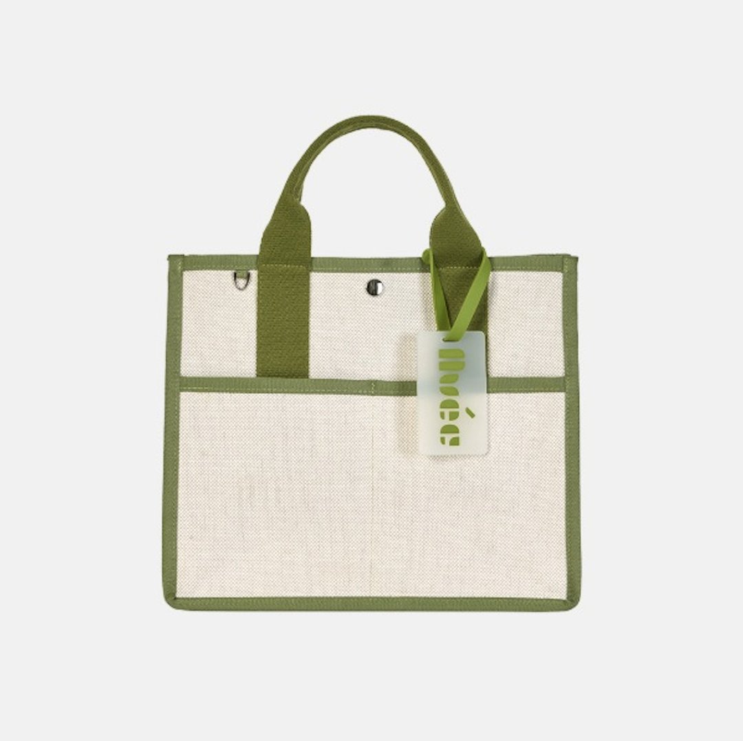 RoiBag Garden - 手提包/手提袋 - 棉 绿色