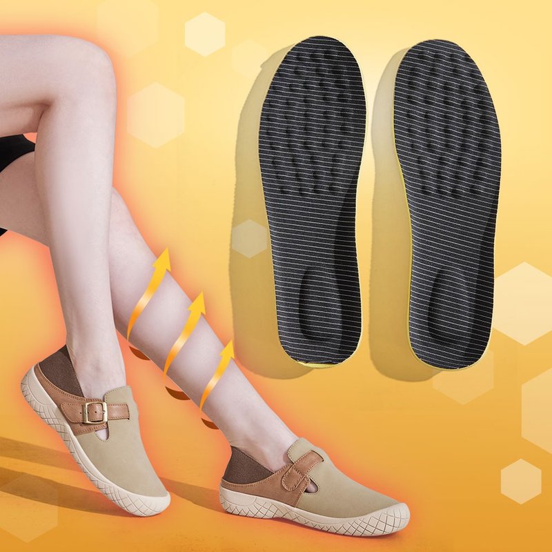 现货 石墨烯88%远红外线循环乳胶鞋垫 - 鞋垫/周边 - 其他材质 黑色