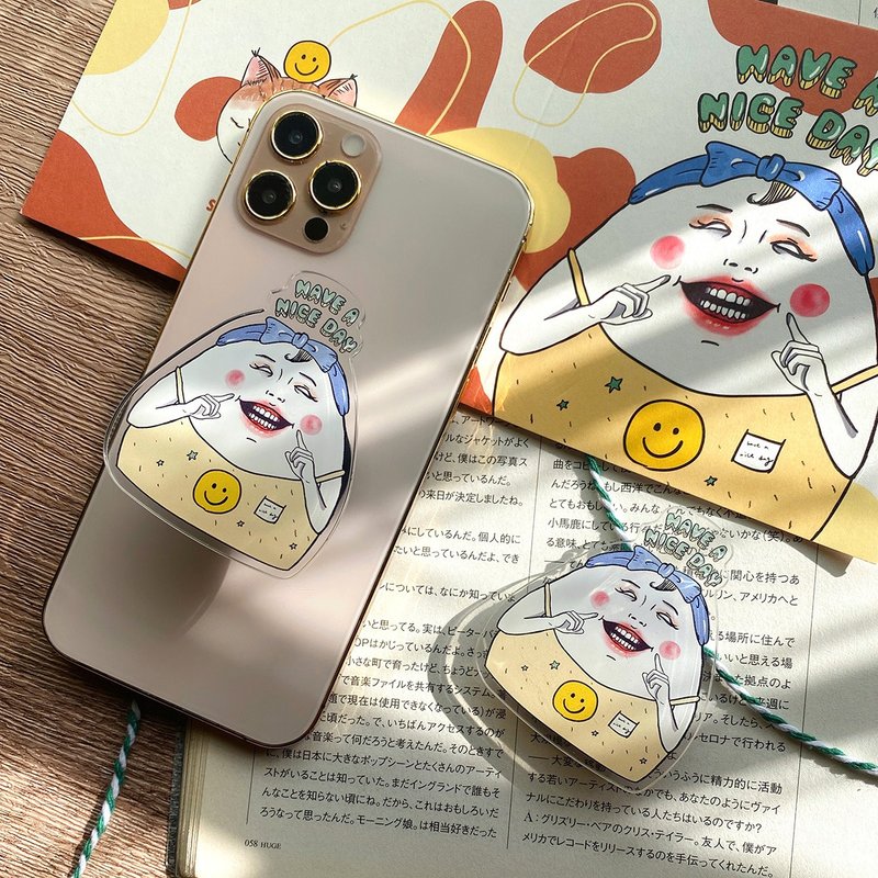 Have a nice day 造型手机支架 - 手机配件 - 塑料 黄色
