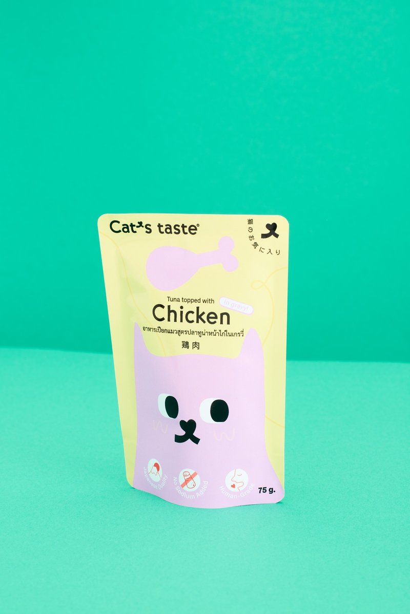 Cat's taste 猫餐包挑嘴猫鲔鱼鸡肉肉汤 - 零食/点心 - 其他材质 