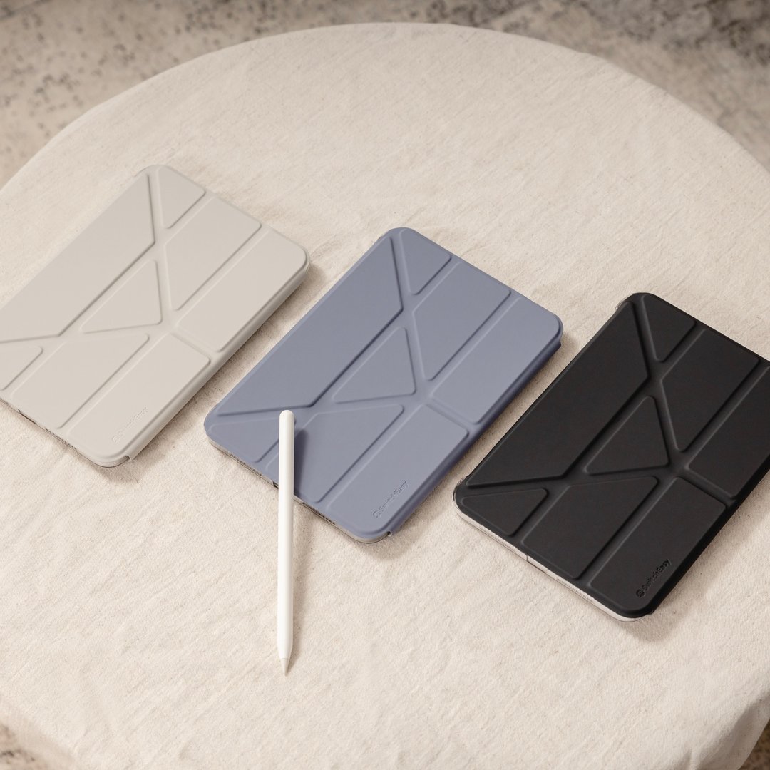 【适配 2026 最新】Origami Nude iPad 多角度透明保护套 - 平板/电脑保护壳 - 塑料 