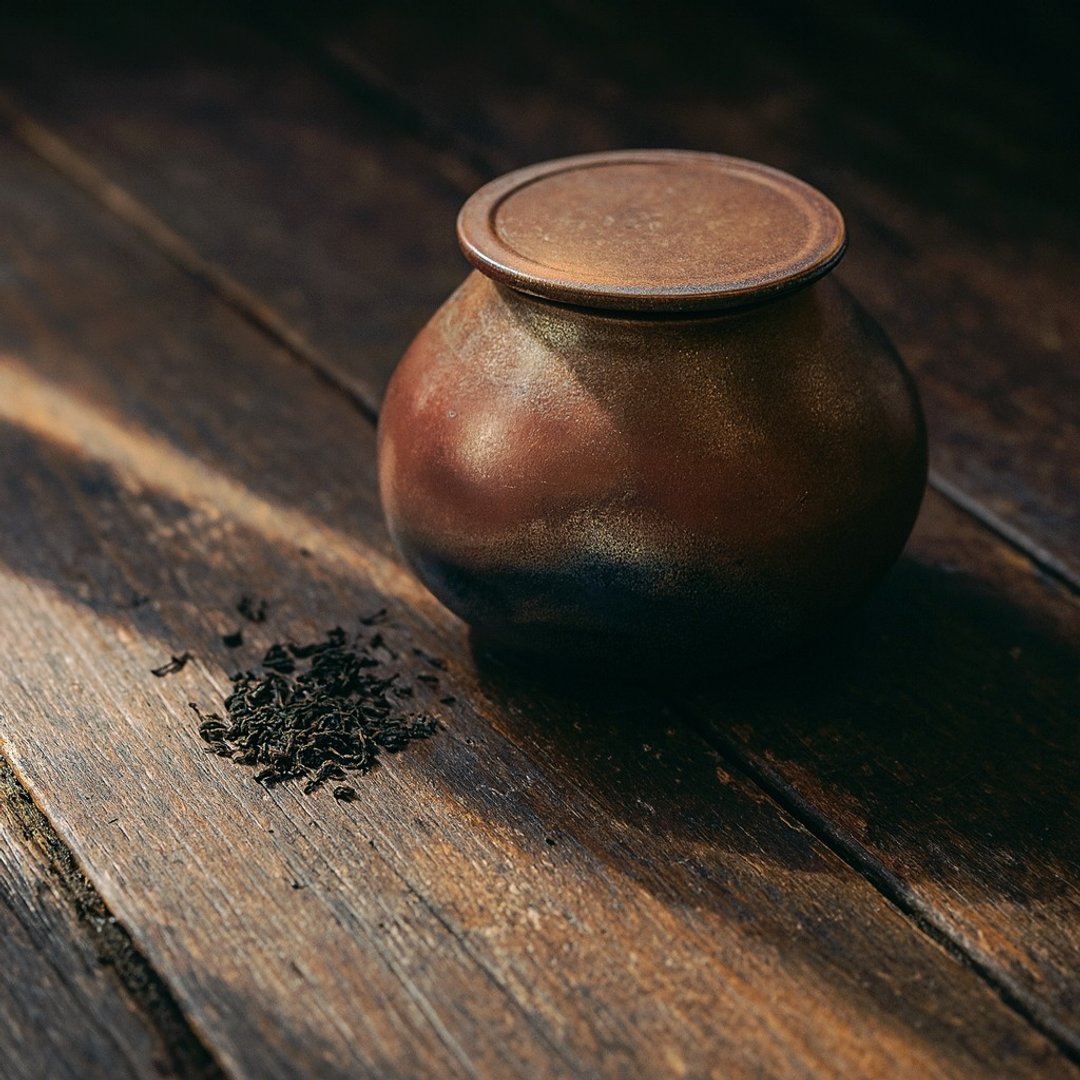 重落灰6两茶仓 / 茶罐 / 藏茶器  / 小平凡手作 - 其他 - 陶 卡其色
