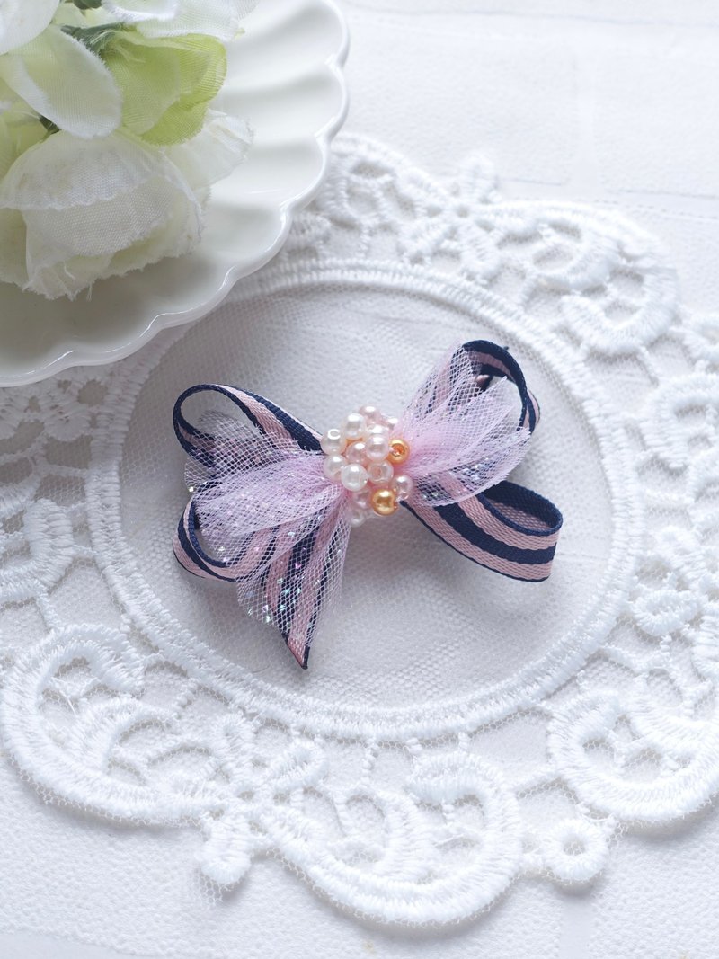 拼色丝带制作 蝴蝶结头饰 发夹  发圈  。 送礼自用  C款 - 发饰 - 其他材质 