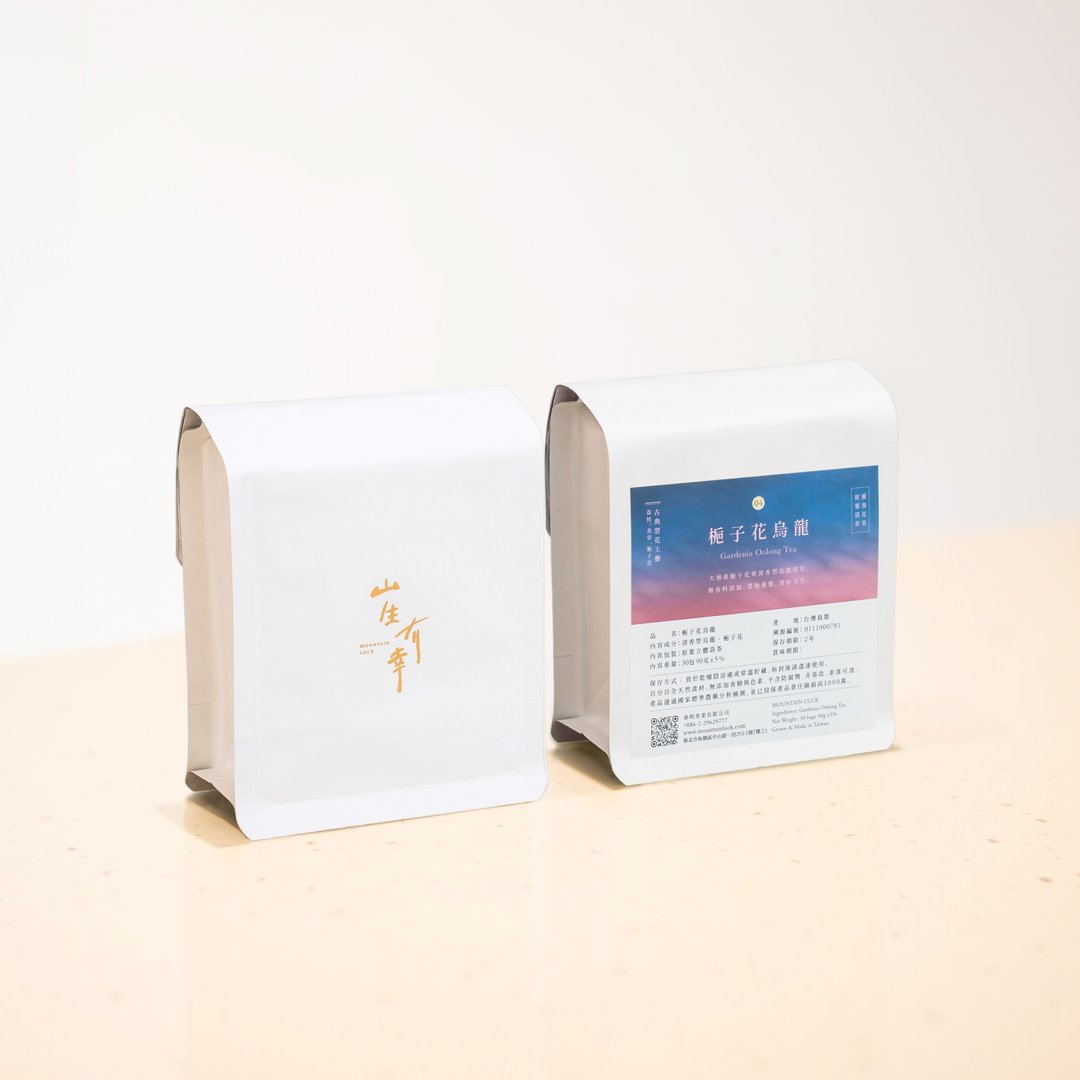 【栀子花 乌龙】台湾原叶立体袋茶 30 入 环保夹链袋装 2 份组 - 茶 - 新鲜食材 蓝色