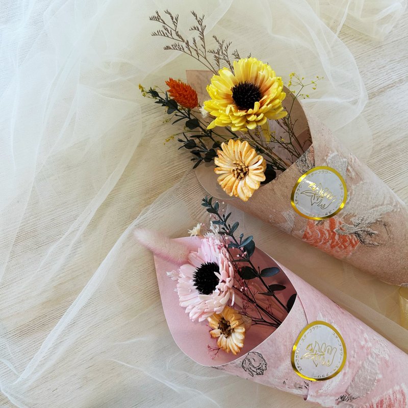 *信念* 永生小花束 七夕小花束 毕业小花束 母亲节小花束 - 干燥花/捧花 - 植物．花 多色