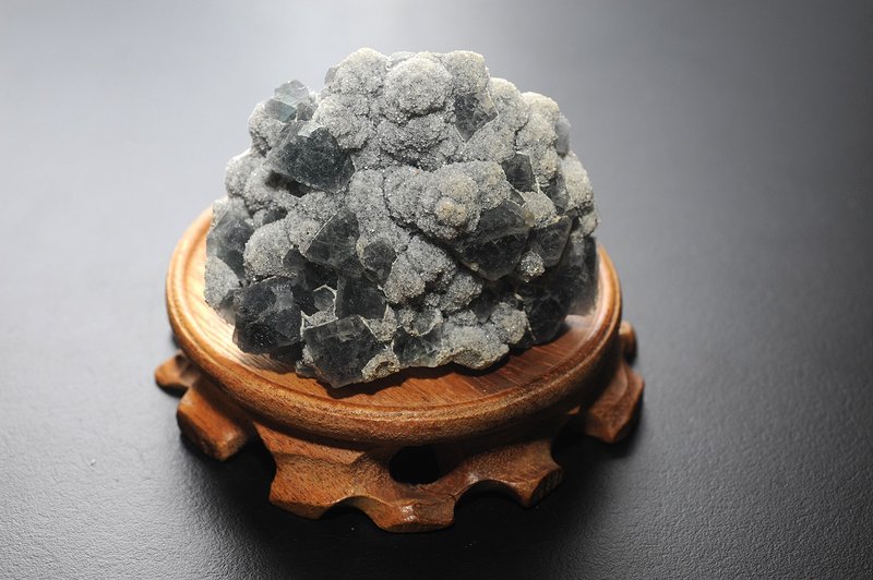 浙江细闪白水晶萤石共生 灵修 招财 破煞 防小人4 - 摆饰 - 宝石 