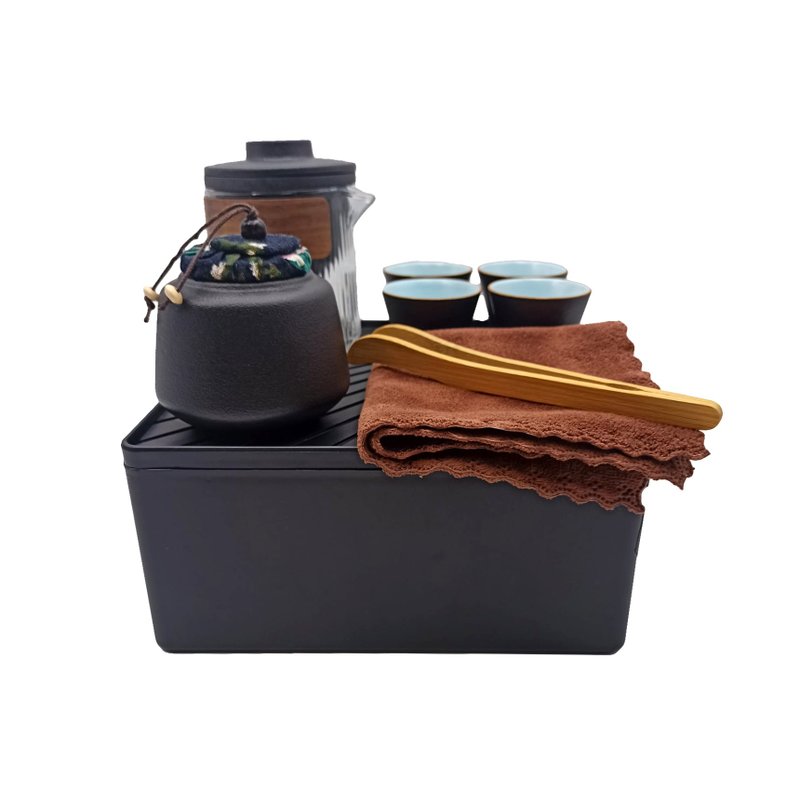 简约茶具套装 - 黑色 - 茶具/茶杯 - 瓷 黑色