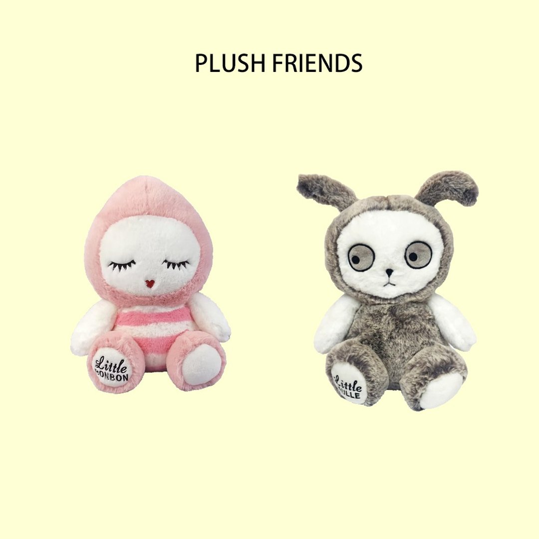 luckyboysunday毛绒玩偶plush friends 圣诞节年末礼物 满额可赠 - 玩具/玩偶 - 其他人造纤维 