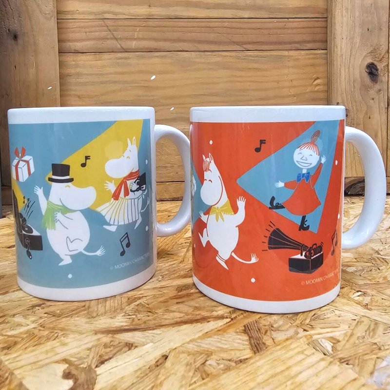 MOOMIN授权 | 马克杯 - 礼物派对 (红/绿) - 咖啡杯/马克杯 - 陶 多色