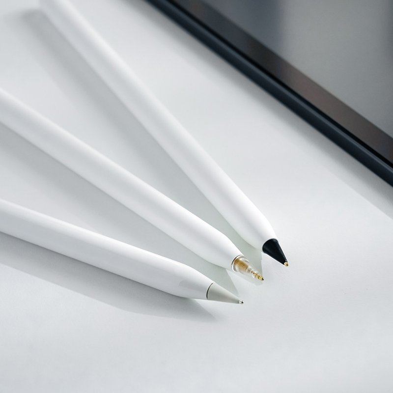 赠防摔笔尖套 | Apple Pencil 1/2/Pro金属笔尖 升级款金属替换笔 - 其他 - 其他金属 白色