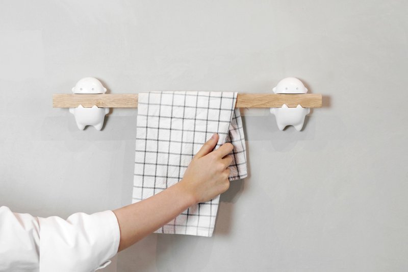 Teva Hanger - 墙贴/壁贴 - 木头 咖啡色