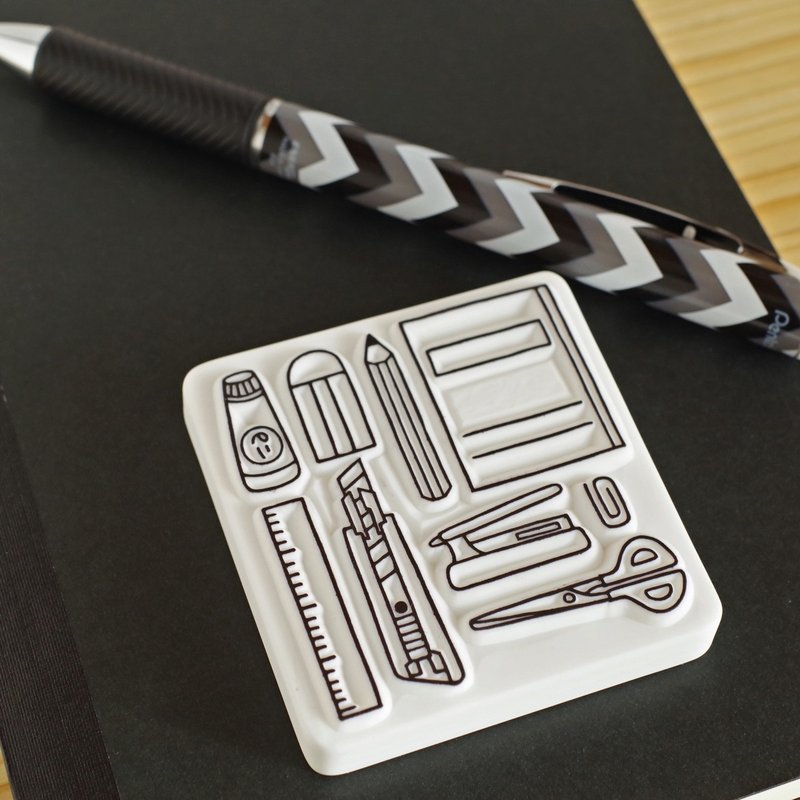 Stationery Hanko - 印章/印台 - 橡胶 多色