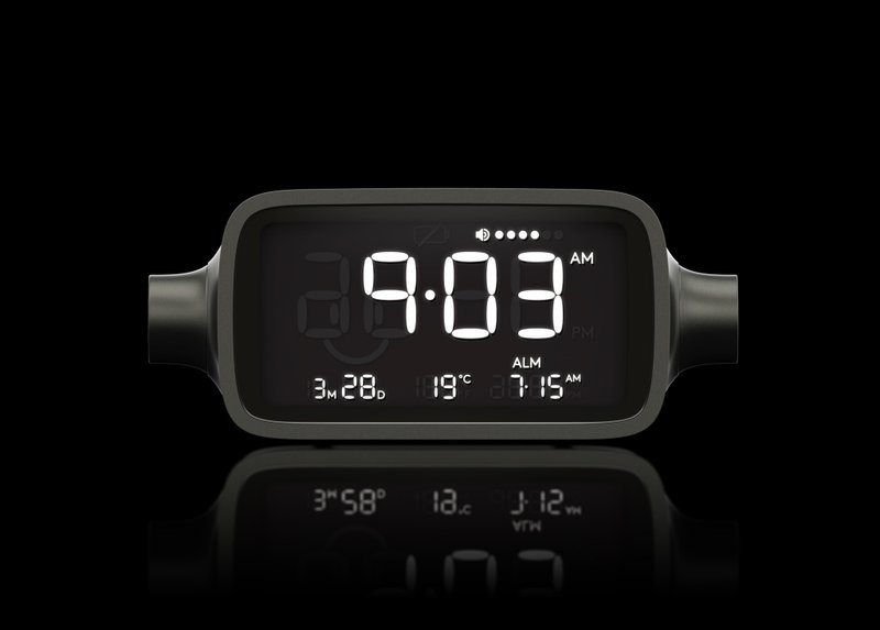 法国设计商品/ Dream time晚安闹钟 - 时钟/闹钟 - 塑料 