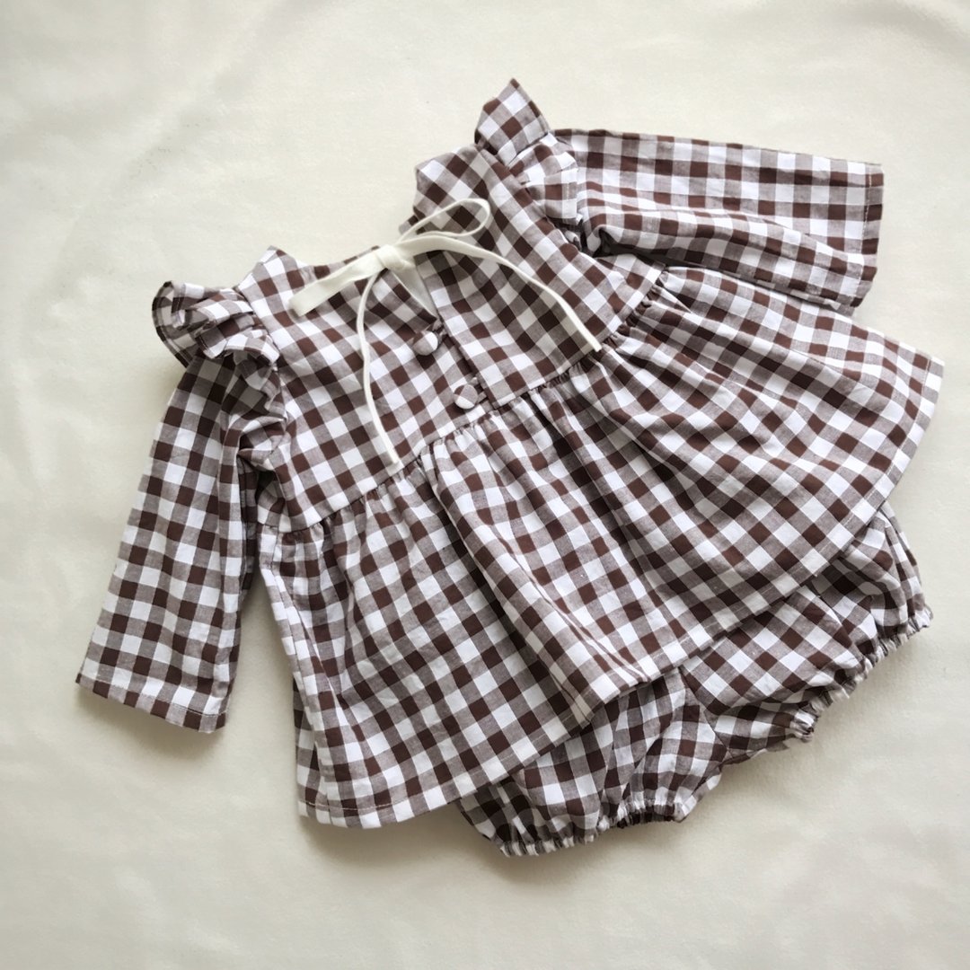 Setup ☆ Parisienne Autumn tunic & Bloomers "Vissy" Brown - 其他 - 棉 咖啡色