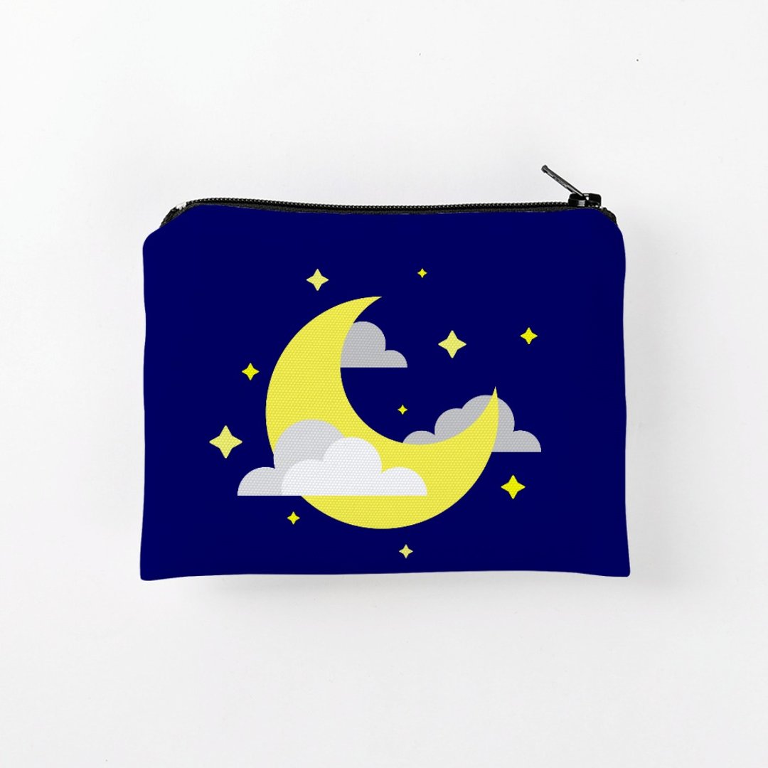 夜空繁星点点｜防水零钱包 - 零钱包 - 防水材质 蓝色