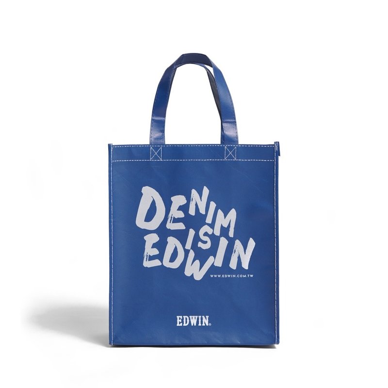 7月赠品-单笔结帐满1,680元 赠EDWIN+江户胜联名手提购物袋 - 男装上衣/T 恤 - 棉 蓝色