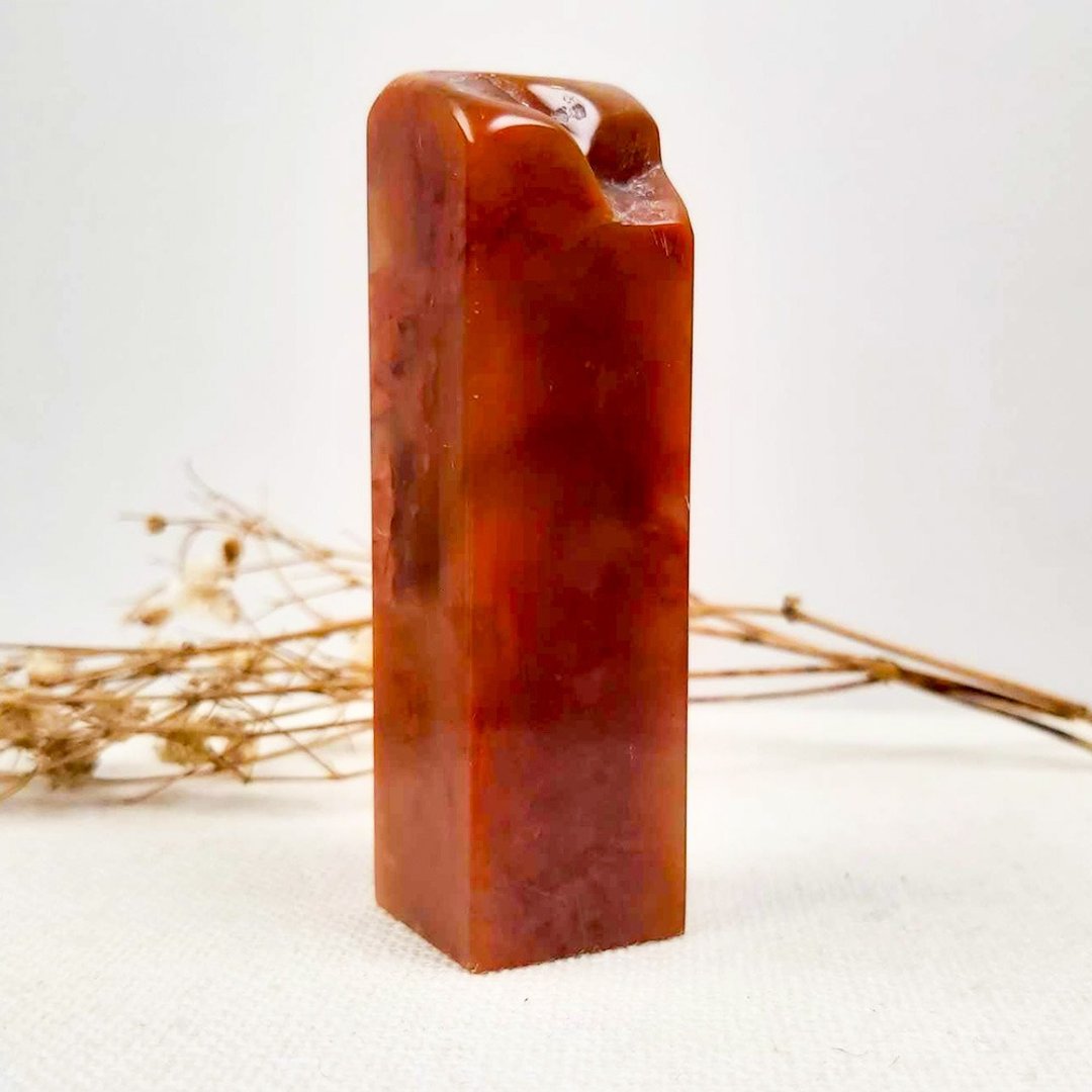 定制化手工印章-|老挝石 1.9x1.9 cm|手工篆刻印章 - 印章/印台 - 石头 