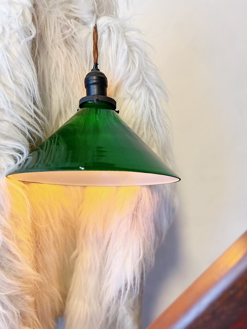 藏品释出 | 日本昭和初期 手工玻璃吊灯 居家装饰灯具 - 灯具/灯饰 - 玻璃 绿色