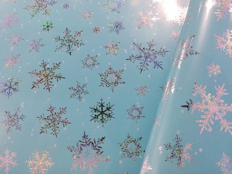 蓝冰珠光雪花/瑞士Stewo包装纸 - 包装材料 - 纸 多色