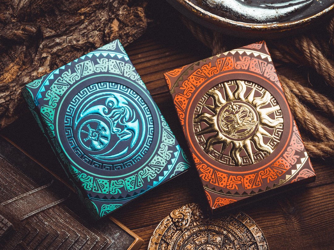 玛雅日月文明系列花切魔术高端收藏纸牌扑克牌 - 标准版 - 桌游/玩具 - 纸 多色