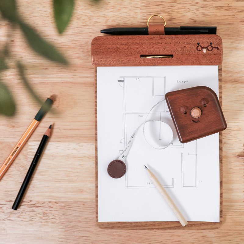 【A5 文件夹板】木质人 办公用品 文具 便条夹 | Wooderful life - 文件夹/资料夹 - 木头 咖啡色