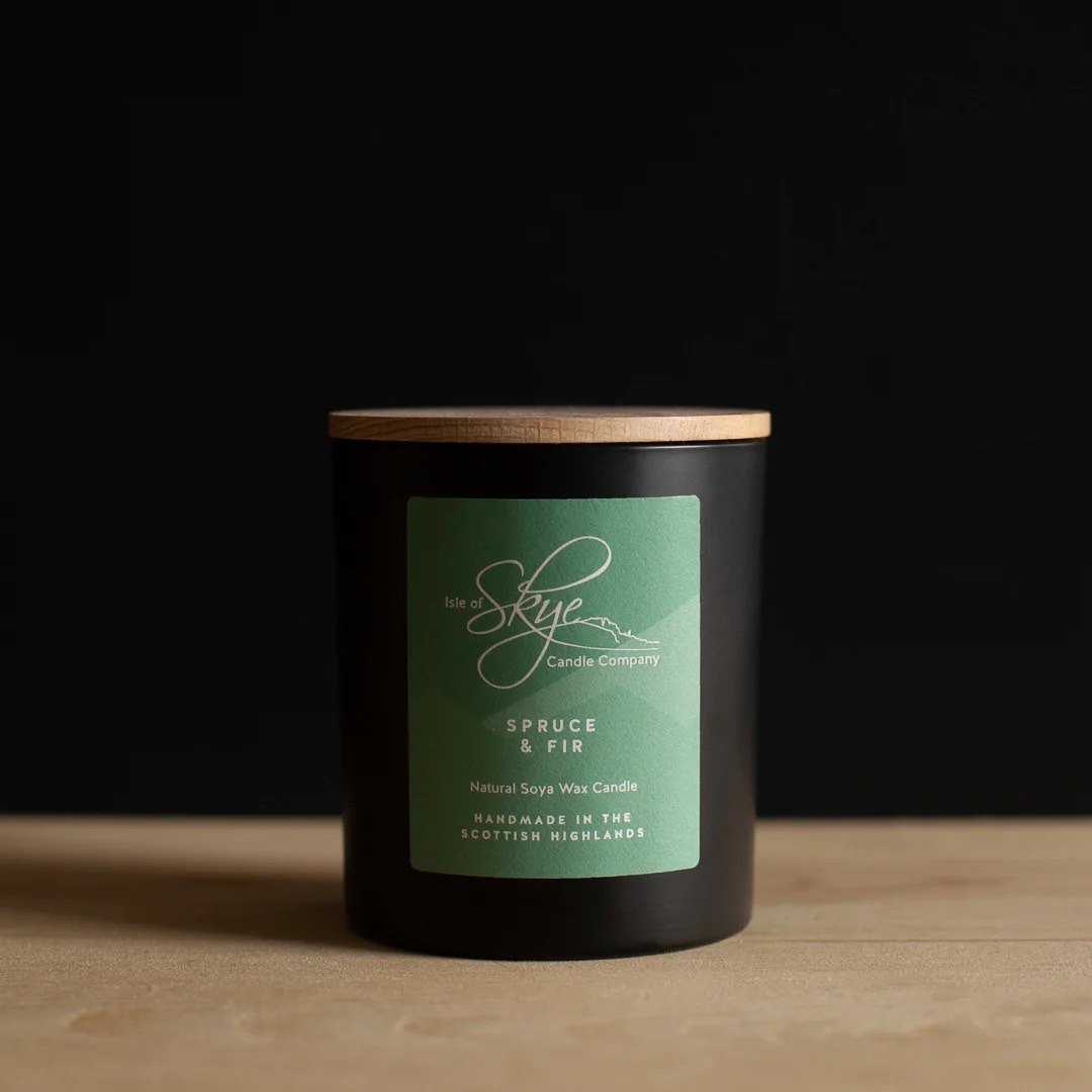 Skye candles 云杉与冷杉(森林沐浴的清爽木质调)_蜡烛(大) - 蜡烛/烛台 - 其他材质 绿色