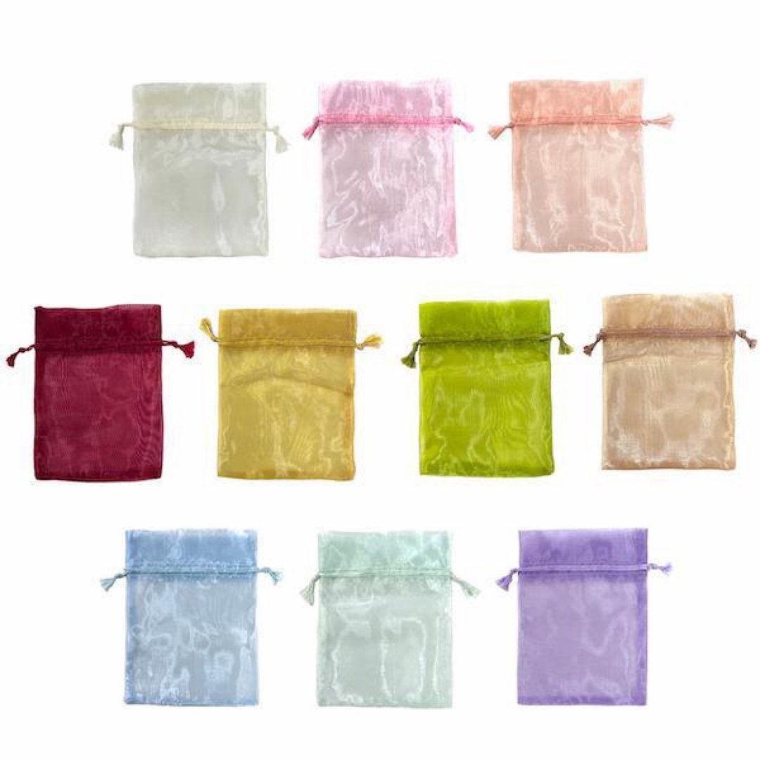 Shiny Organdy Pouch LL 5 piece set 150×200 5color - 收纳用品 - 聚酯纤维 蓝色