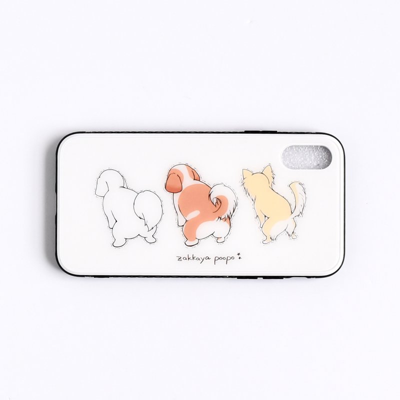 Back view of the dog 3 iPhone case - 手机壳/手机套 - 其他材质 白色