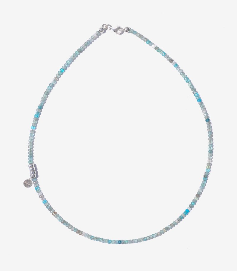apatite necklace - 项链 - 半宝石 绿色