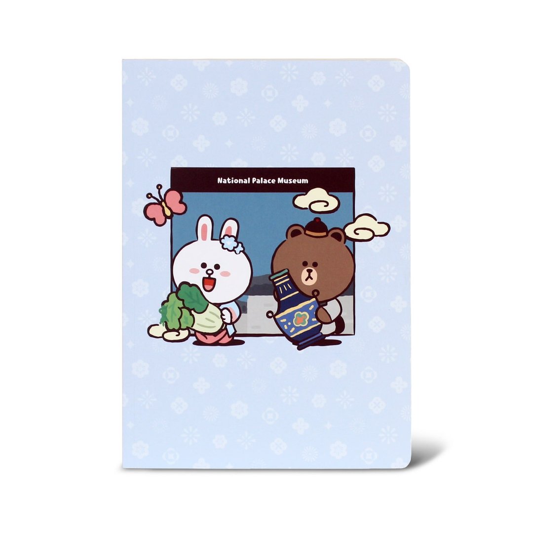 NPM | LINE FRIENDS 穿越故宫 25K加厚定页笔记本 (清) - 笔记本/手帐 - 纸 蓝色