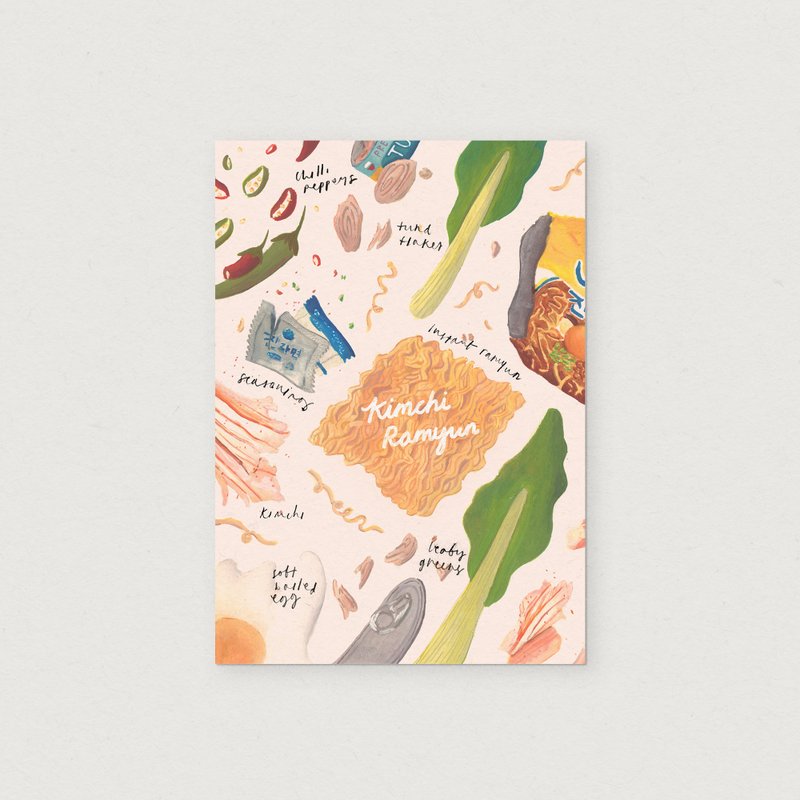 泡菜的即时梦想 (艺术印刷品) - 卡片/明信片 - 纸 橘色