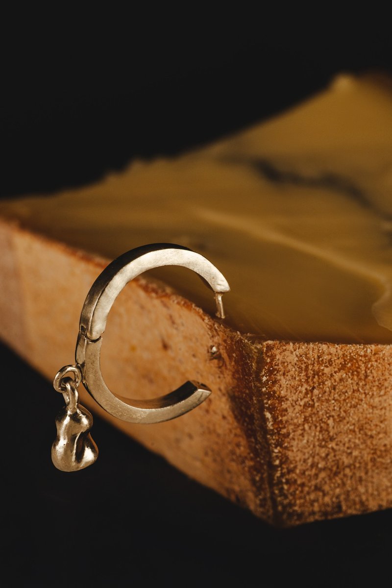 DROPLET earrings - 耳环/耳夹 - 纯银 