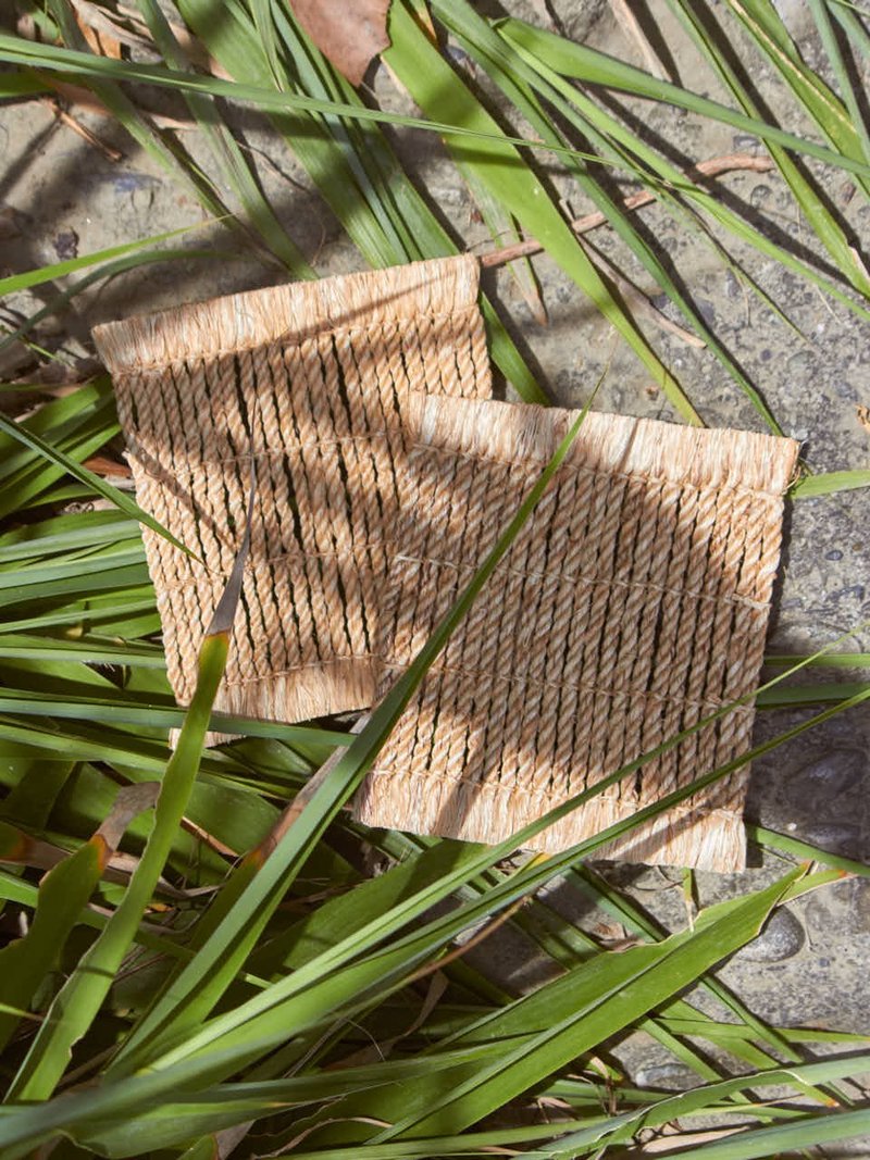 手工织造麻绳杯垫。两入 - 摆饰 - 棉．麻 咖啡色