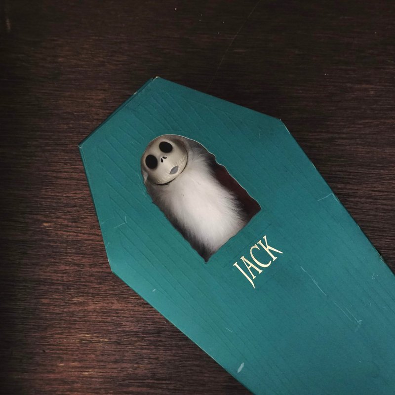 圣诞夜惊魂 棺材人偶 圣诞杰克 N-072 旧物 老玩家 公仔 收藏 - 摆饰 - 棉．麻 多色