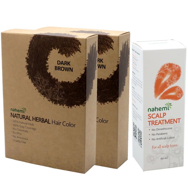 【推荐组合】娜禾蜜草本增色护发粉 | 咖啡黑x2+头皮调理x1 - 其他 - 其他材质 