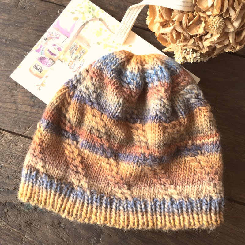 要不得的事保暖渐层编织帽 - 帽子 - 聚酯纤维 