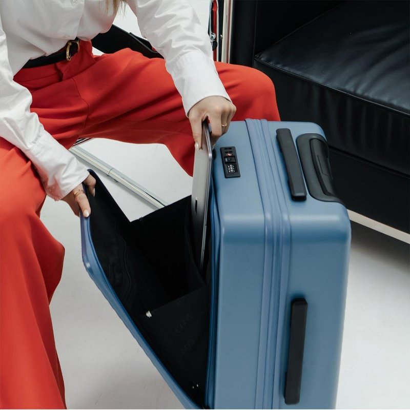 Dreamin 20寸上掀前开式 行李箱/登机箱-夕雾蓝 - 行李箱/行李箱保护套 - 塑料 蓝色