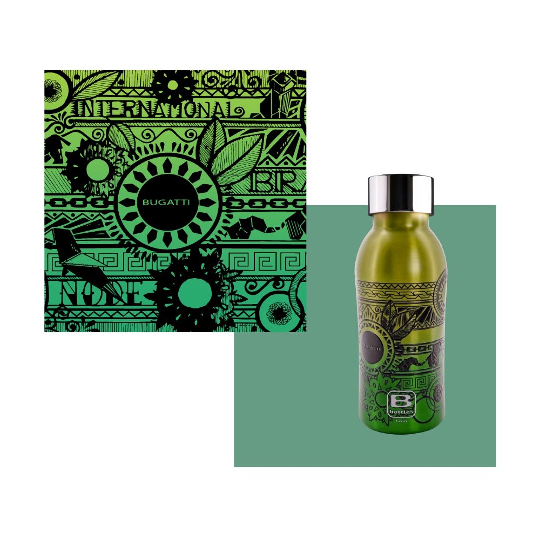 BUGATTI毛利图腾保温瓶350ml - 保温瓶/保温杯 - 其他金属 绿色