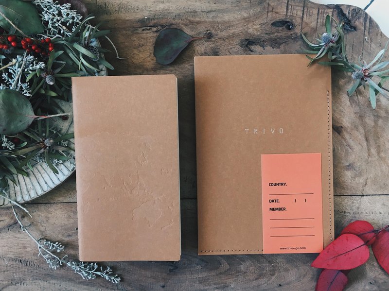 Bon Voyage 老派旅行 - 旅行日志x票根收纳套 - 笔记本/手帐 - 纸 