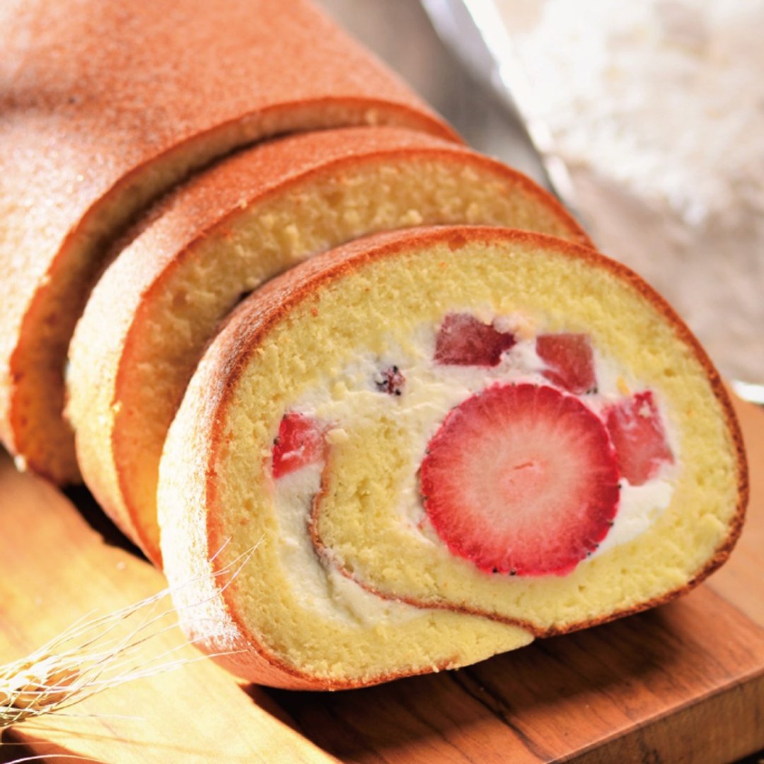 食感旅程 Palatability 草莓生乳卷 350g - 蛋糕/甜点 - 其他材质 红色