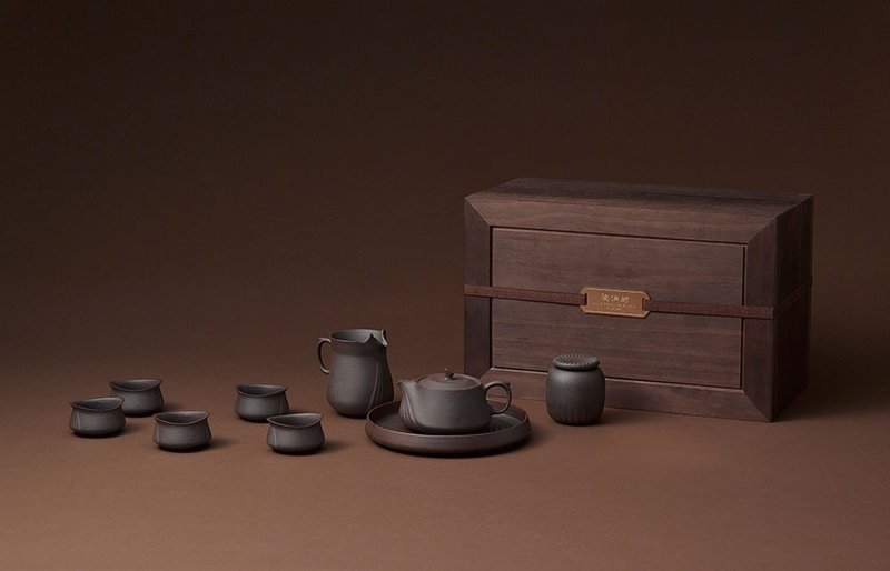 陶作坊  2017鸡年 五德盛 生肖纪念茶具组 - 茶具/茶杯 - 其他材质 咖啡色