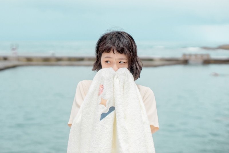 和平纯棉柔感浴巾 - 毛巾浴巾 - 棉．麻 白色