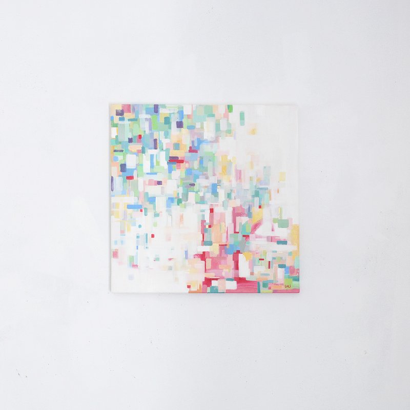 布面油画原作 50x50cm 抽象绘画 当代艺术 - 插画/绘画/写字 - 其他材质 多色