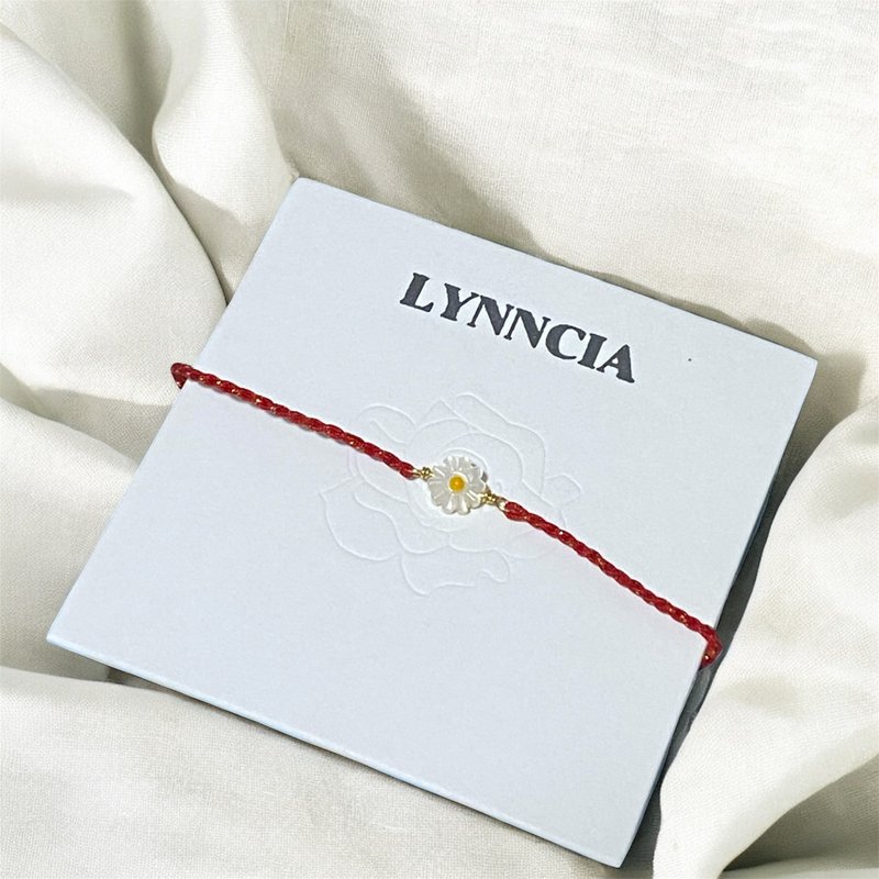 小雏菊幸运手绳 - 手链/手环 - 其他材质 红色