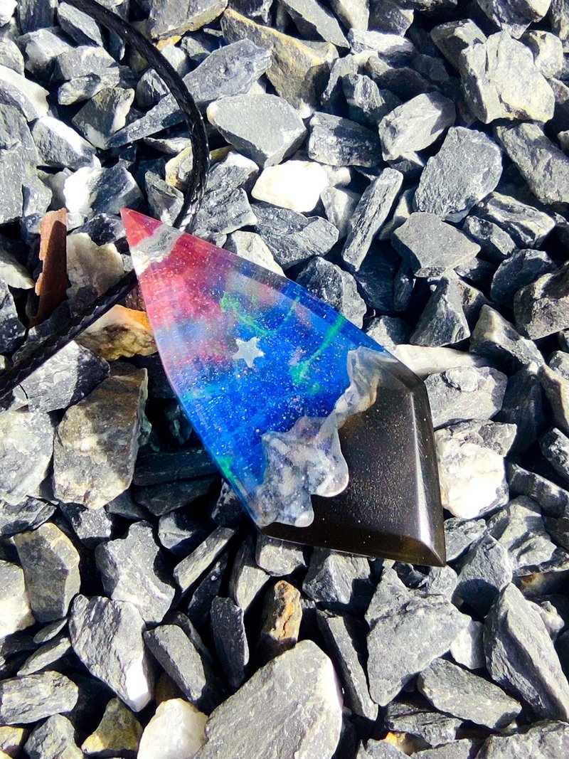 星光吊坠 - 项链 - 树脂 多色