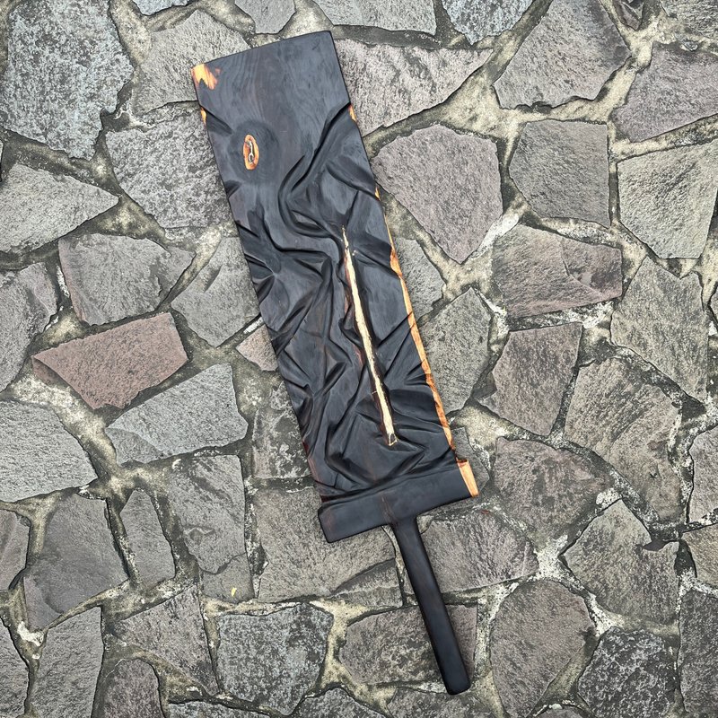 我贩剑　巨型魔剑　斡世疚柩　艺术木刀　手工木剑　巨剑大剑妖刀 - 摆饰 - 木头 黑色